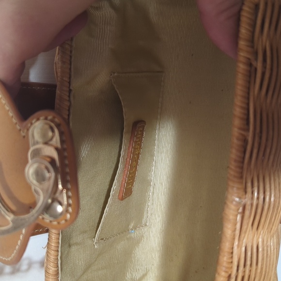 J. McLaughlin wicker crossbody purse - Picture 3 of 3